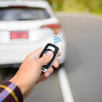 Alarme voiture SecureDrive bip BMW blanche