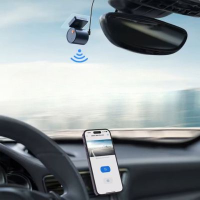 CAMÉRA POUR VOITURE | MiniDashGuard2K™ - Bleu - Concept Car Média