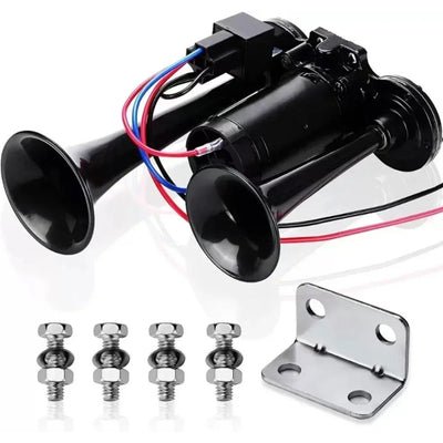 klaxon voiture klaxon600 Noir detail