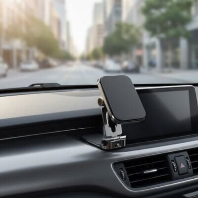 SupCarHold Support téléphone magnétique voiture TDB Noir