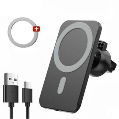 SUPPORT TELEPHONE VOITURE MagneticDriveCharger - Noir - Concept Car Média