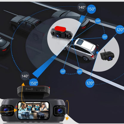 4K Dashcam vue 360 detail