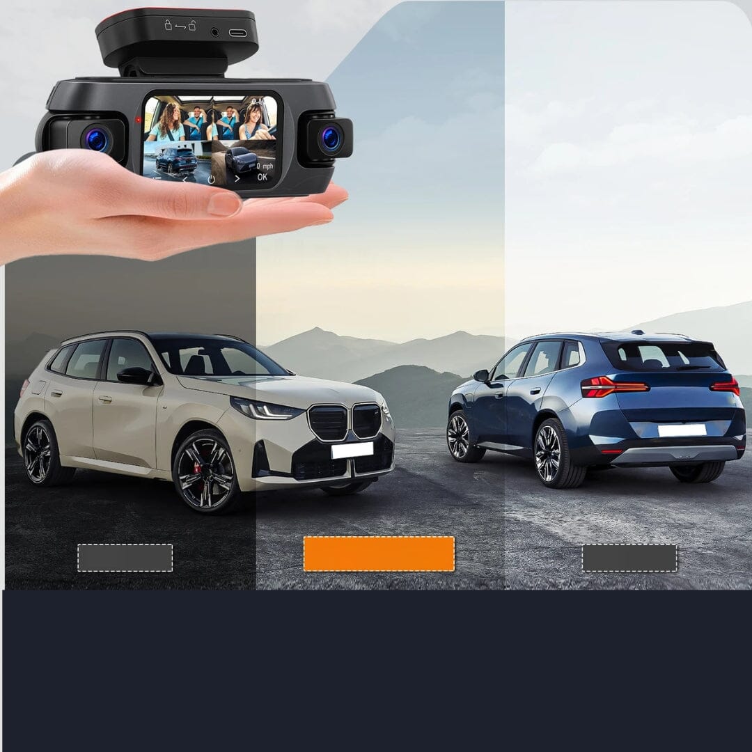 4K Dashcam vue contraste