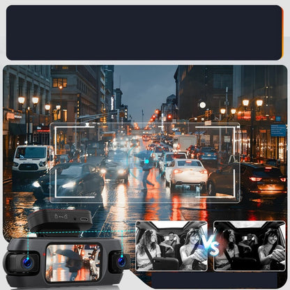 4K Dashcam vue  nuit
