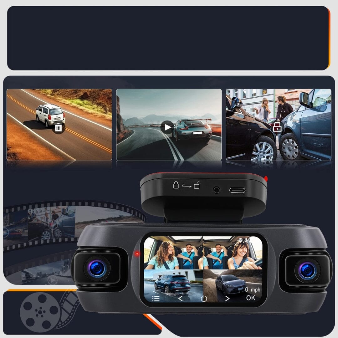 4K Dashcam vue route