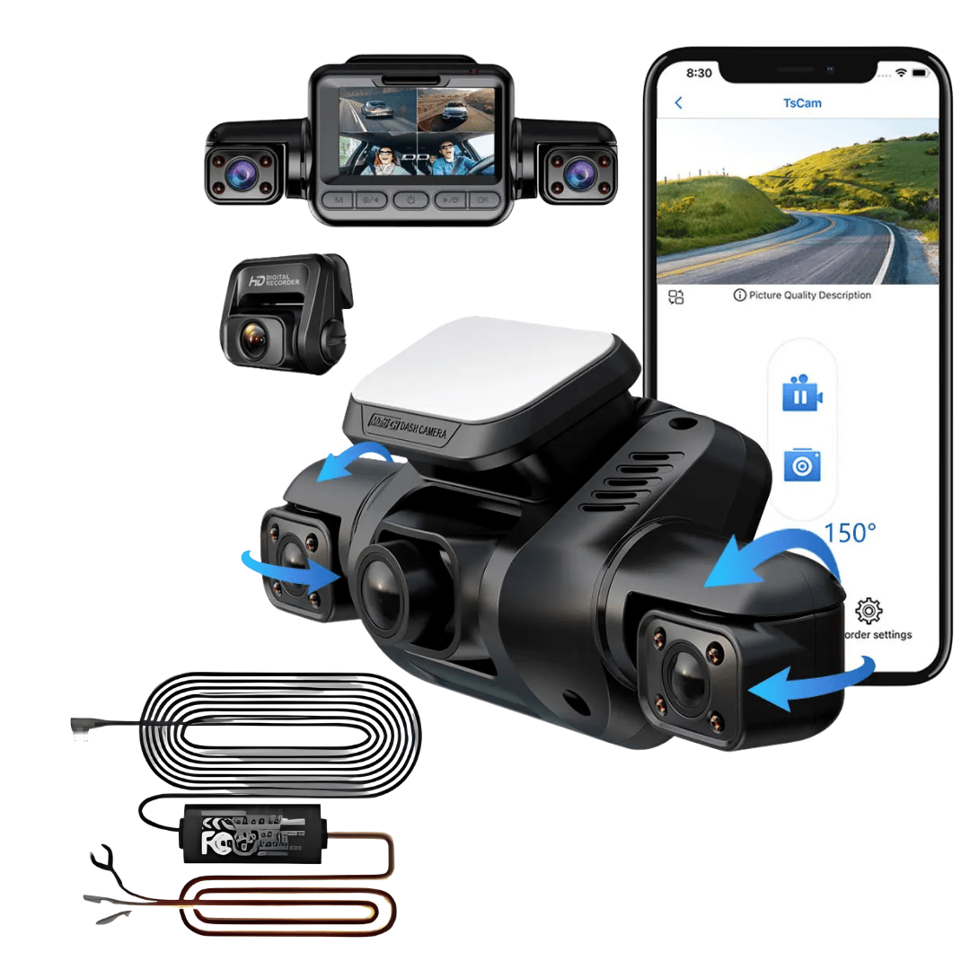 4K Vision360 cam arriere kit24h