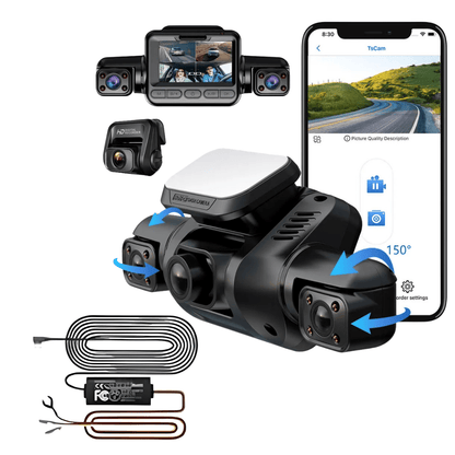 4K Vision360 cam arriere kit24h