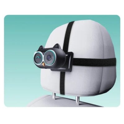 Camera voiture Bebe BabyCarCam attache scratch