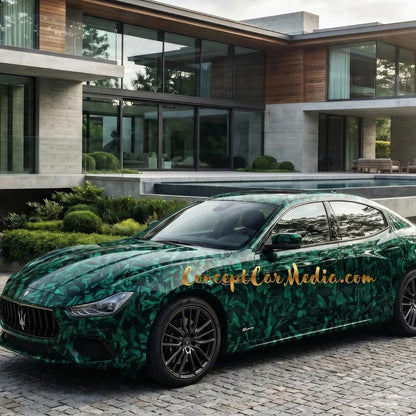 Covering Maserati Ghibli Mans09 Metallise Vert