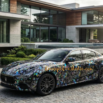 Covering Maserati Ghibli Mans09 Metallise gris reflets color