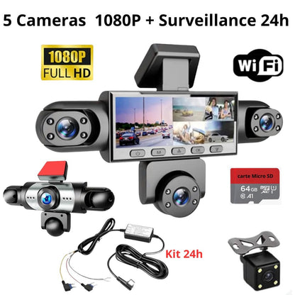 Dash5cam 5 Cameras Kit 24h 2
