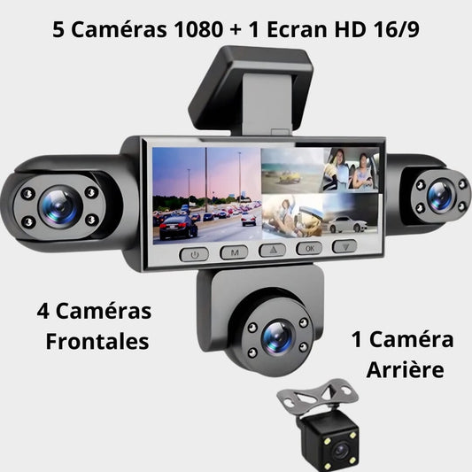 Dash5cam 5 Cameras presentation1080 grey