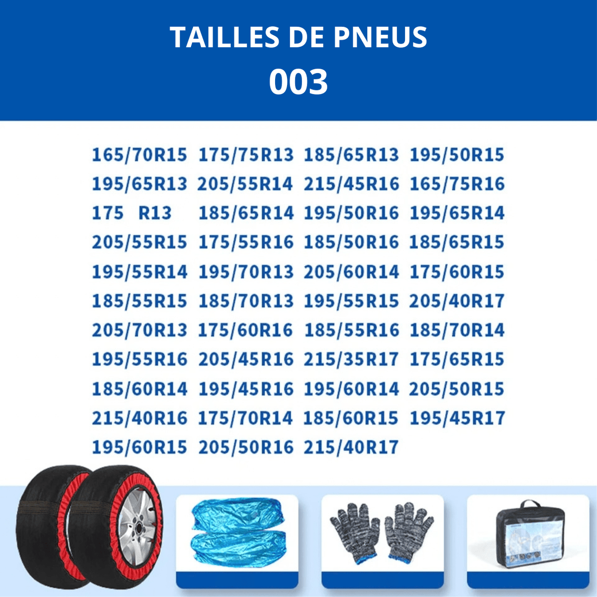 Chaussette neige voiture | SnowSocks