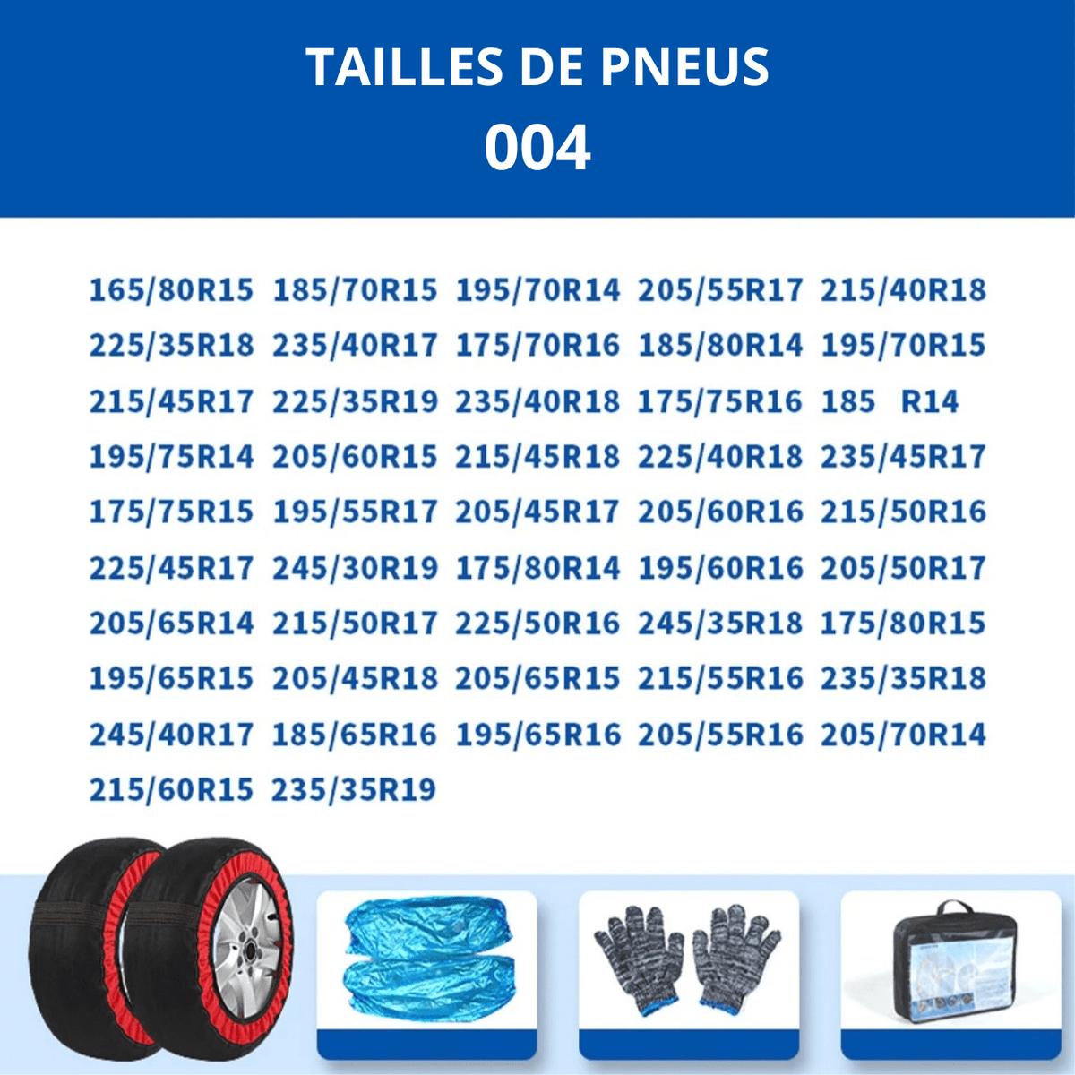 Chaussette neige voiture | SnowSocks