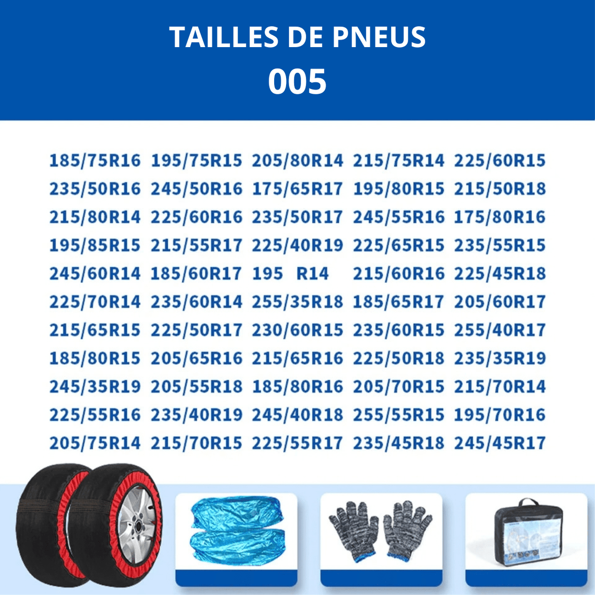 Chaussette neige voiture | SnowSocks