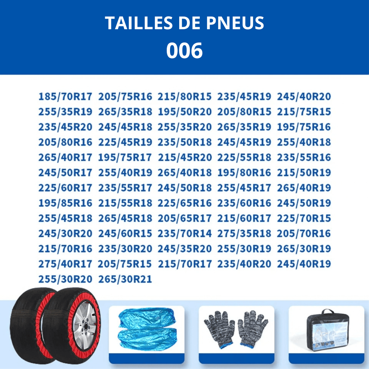 Chaussette neige voiture | SnowSocks