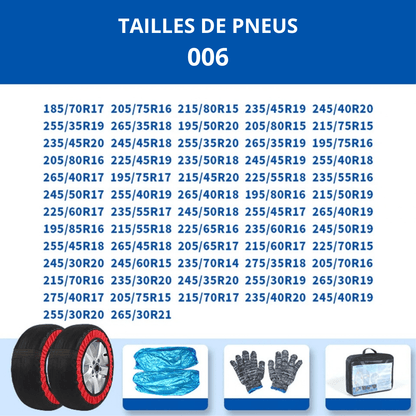 Chaussette neige voiture | SnowSocks