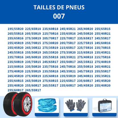 Chaussette neige voiture | SnowSocks
