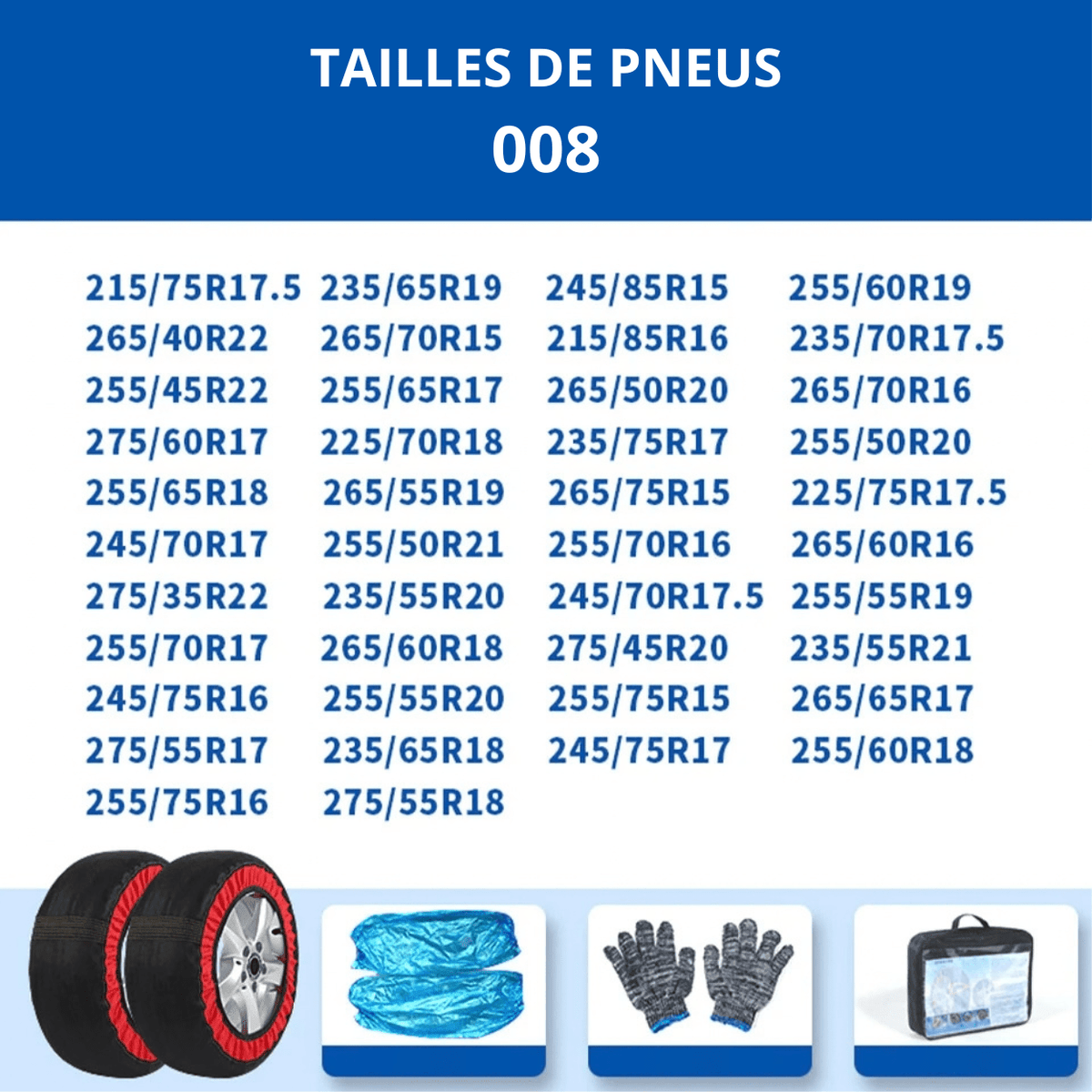 Chaussette neige voiture | SnowSocks