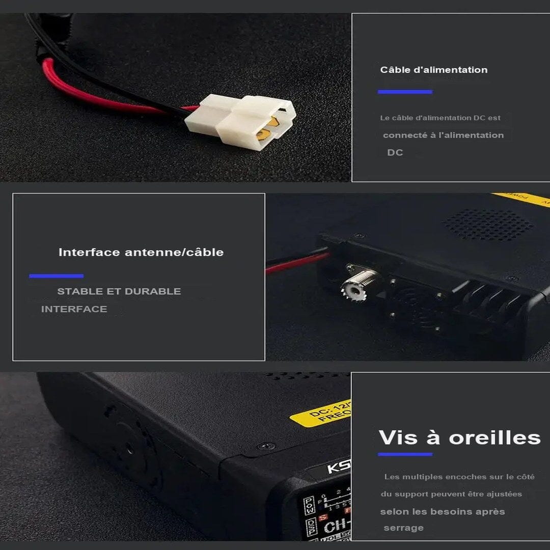 RADIOS CB CAPTAIN details connectique radio mobile fr