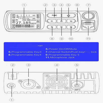RADIOS CB CAPTAIN diagramme technique radio cb