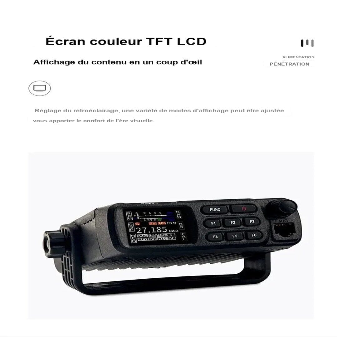 RADIOS CB CAPTAIN radio mobile compacte noire fr