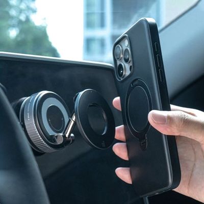 Support telephone voiture Carclip attache sur telephone