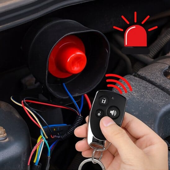 ALARME DE VOITURE branchement alarme auto