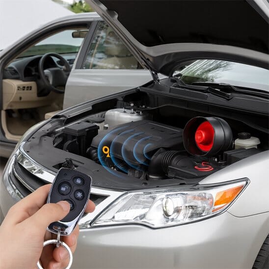 ALARME DE VOITURE inatall sous capot