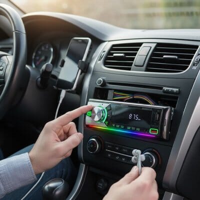 Autoradio bluetooth montage