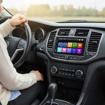 autoradio carplay console