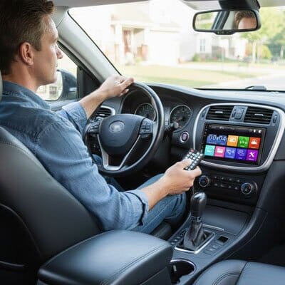 autoradio carplay vue arriere