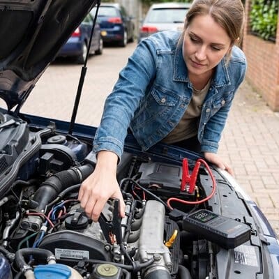 Booster de batterie boot femme