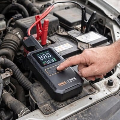 Booster de batterie voiture moteur