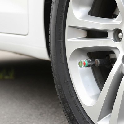 Bouchon valve pneu​ roue grise