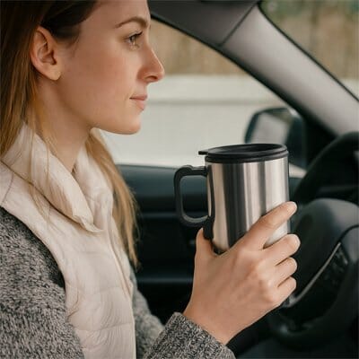 Bouilloire de voyage femme cup
