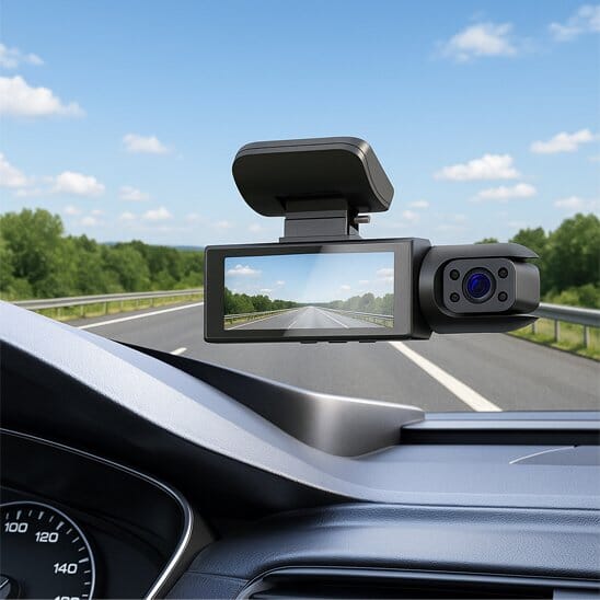 Caméra pour la voiture route double