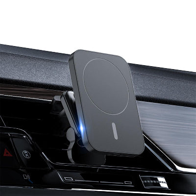Support Telephone Voiture MagneticDriveCharger vue grille voiture
