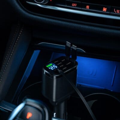 CHARGEUR TELEPHONE POUR VOITURE plug nuit