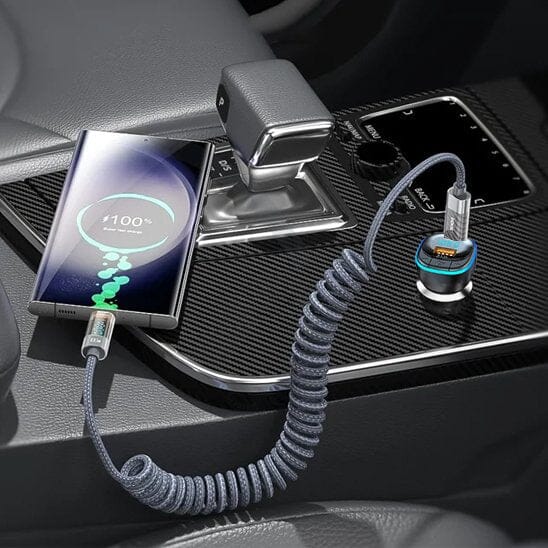 Chargeur telephone voiture plug levier