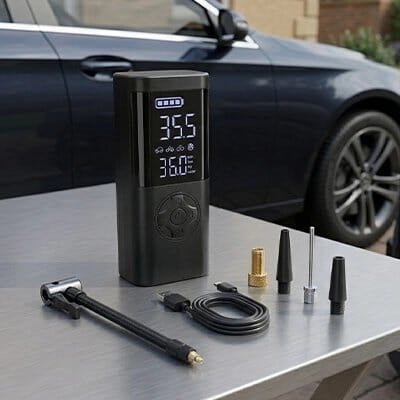 compresseur pneumatique voiture table