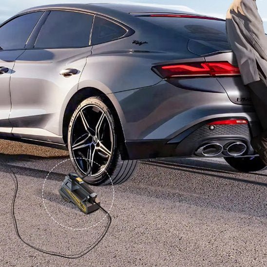Gonfleur pneu voiture sport