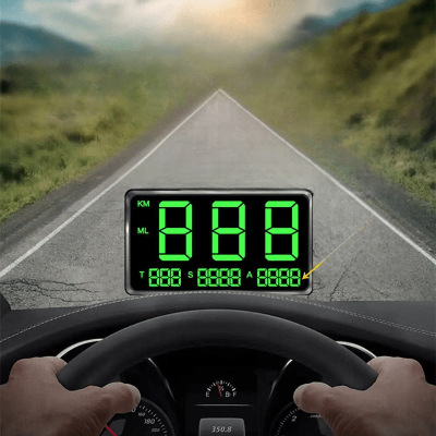 Compteur de Vitesse - CarGPSSpeed™ - Concept Car Média vue compteur et route