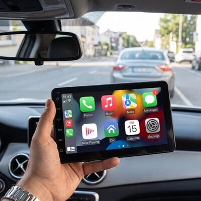 Ecran carplay produit main