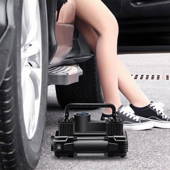 Gonfleur pneu voiture jambe roue