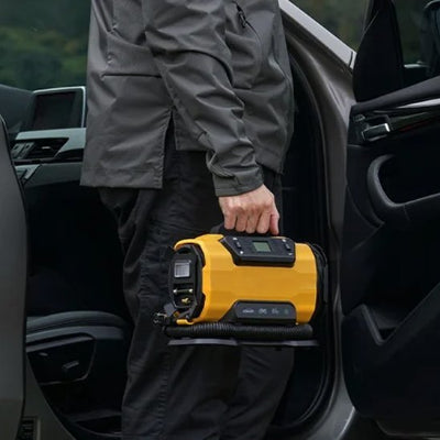Gonfleur pneu voiture a la main