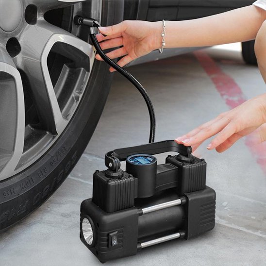 Gonfleur pneu voiture gonflage mains
