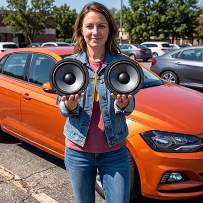 Haut parleur voiture exterieur