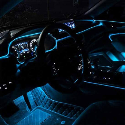 led interieur voiture night blue tdb
