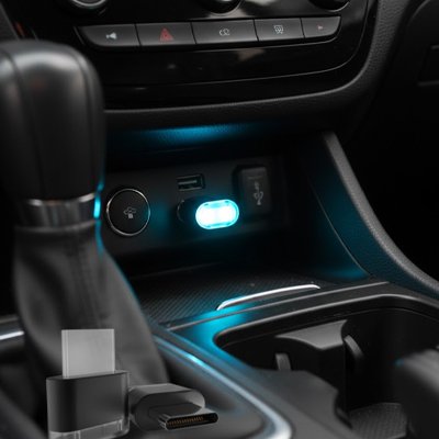 LIGHTMOON Led voiture couleur bleu glacé